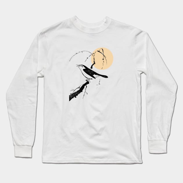 Singing Bird Long Sleeve T-Shirt by Biophilia